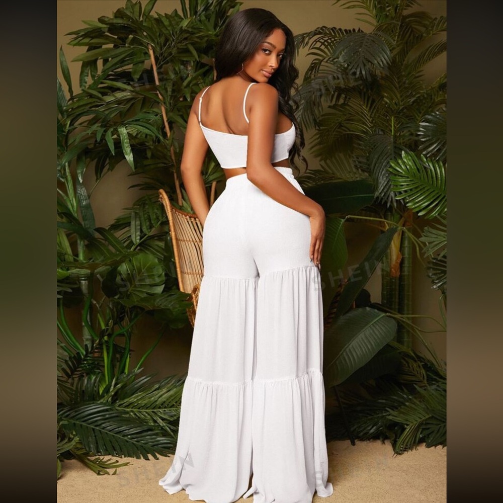 Two piece white set - Picture 3 of 5